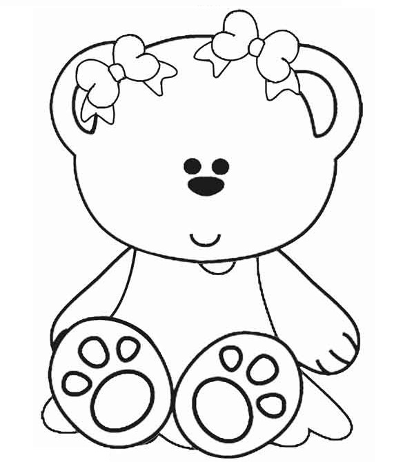 نقاشی خرس عروسکی
