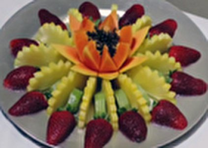 آموزش تزیین میوه شب یلدا (ویدئو)
