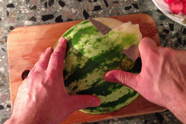 تزیین هندوانه شب یلدا ساده