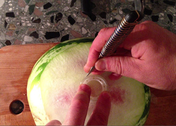 تزیین هندوانه شب یلدا ساده