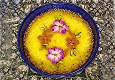 ۴۵ نمونه تزیین شله زرد ساده اما حرفه ای!