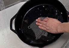 تمیز کردن قابلمه گرانیتی و چدنی به روش اصولی