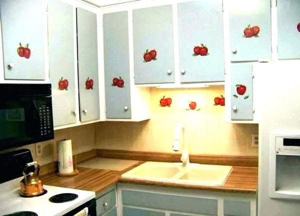 استیکر میوه برای تزیین درب کابینت آشپزخانه