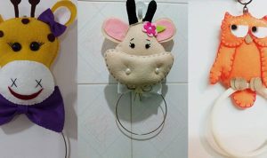 دوخت جا حوله ای نمدی
