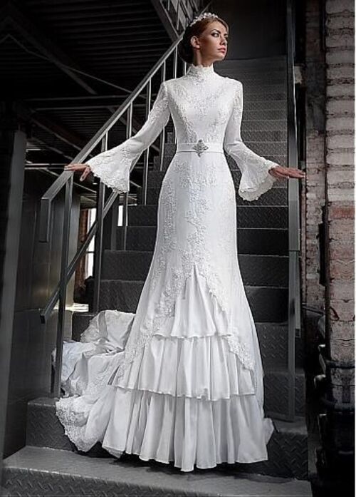 لباس عروس زیبا و پوشیده