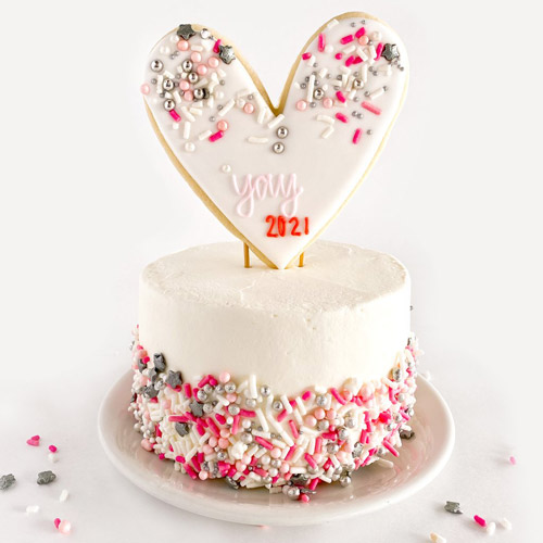 مدل کیک تولد 2021 عاشقانه