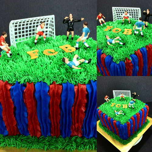 کیک تولد بارسلونا و رئال مادرید