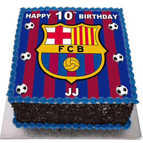 کیک تولد بارسلونا