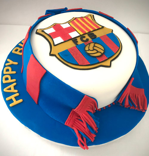 کیک تولد پسرانه FCB 