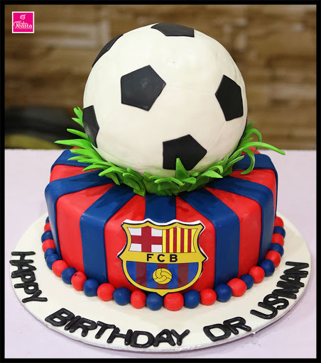 کیک تولد بارسلونایی