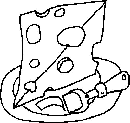آموزش گام به گام کشیدن نقاشی پنیر کارتونی