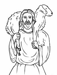 نقاشی کودکانه شبانی حضرت عیسی