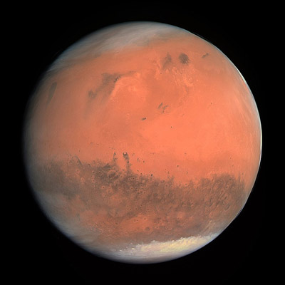 سیاره مریخ در منظومه شمسی