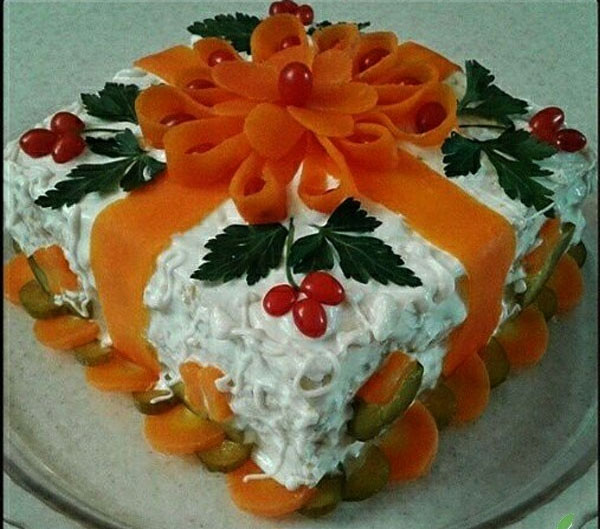 کیک سالاد الویه مجلسی