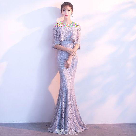 مدل لباس مجلسی یاسی دکلته بلند