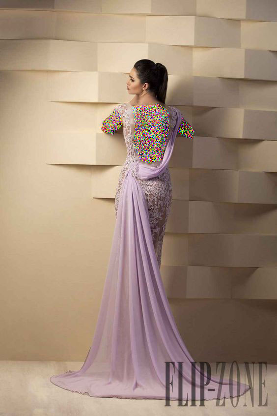 مدل لباس مجلسی یاسی بلند پشت باز