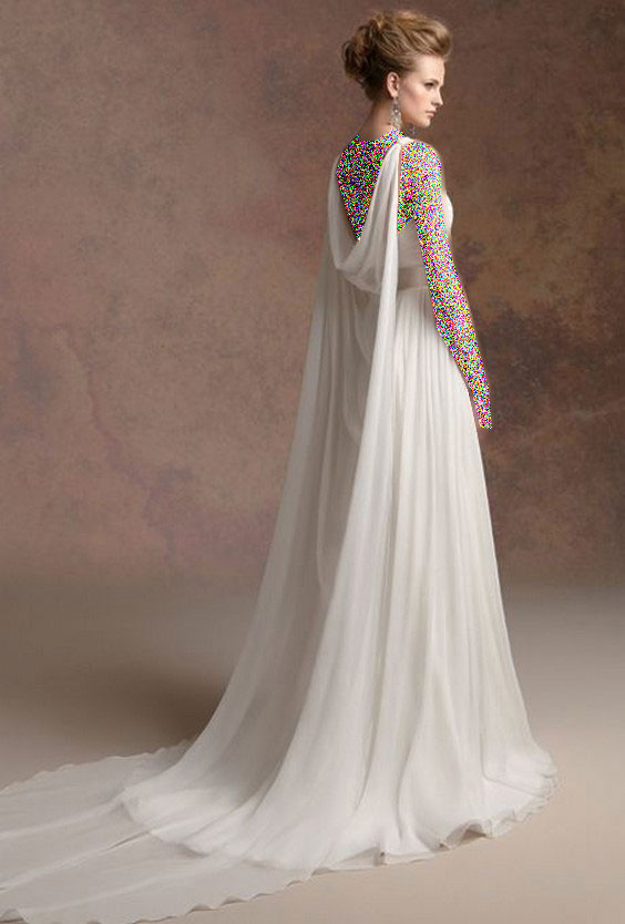 مدل لباس مجلسی سفید بلند