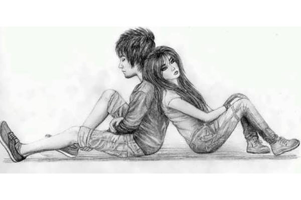 نقاشی عاشقانه دو نفره با راپید