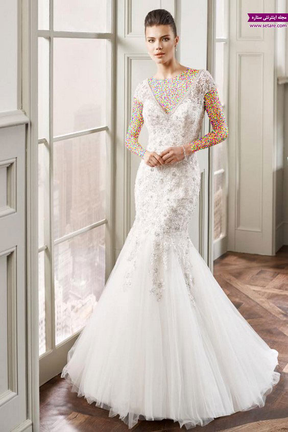 جالب ترین لباس عروس - لباس عروس سفید - عکس لباس عروس - مدل لباس عروس - لباس عروس جلو باز