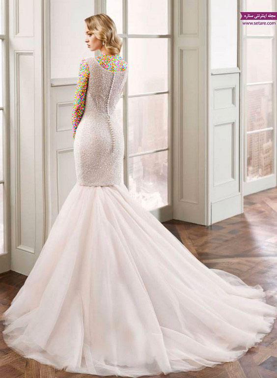 جالب ترین لباس عروس - لباس عروس سفید - مدل لباس عروس - لباس عروس پشت بسته
