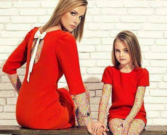 مدل لباس ست مادر و دختر مجلسی
