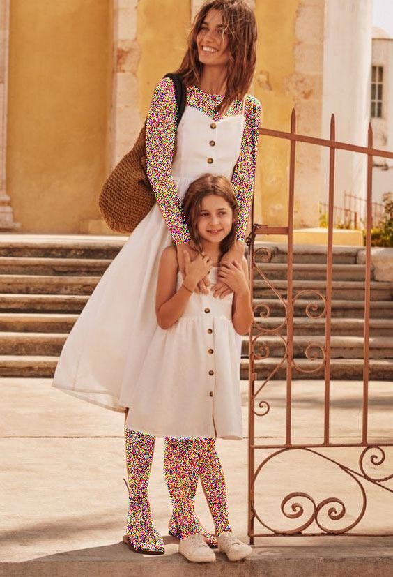 مدل لباس ست مادر و دختر کژوال 