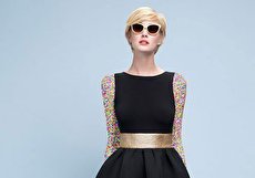 بیش از ۳۰ مدل لباس مجلسی یقه قایقی کوتاه و بلند