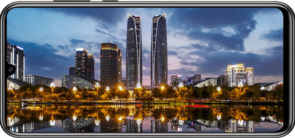 صفحه نمایش OLED دارای خمیدگی محل قرارگیری دوربین Huawei Y8p