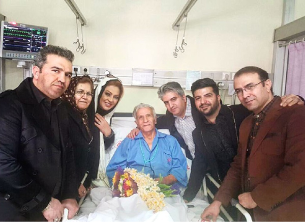 عکس مجید خراطها در بیمارستان