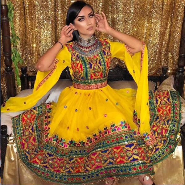 مدل لباس افغانی دخترانه جدید
