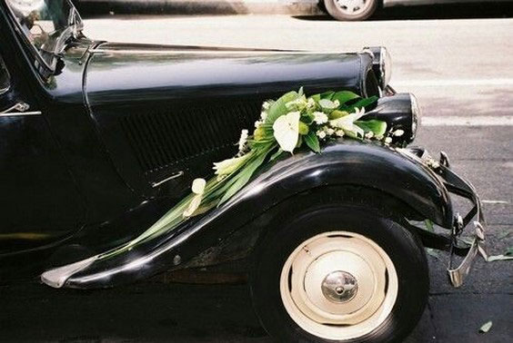 تزیین ماشین عروس کلاسیک