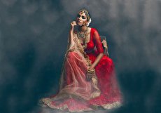 لباس هندی زنانه و دخترانه ؛ ۲۵ مدل ساری مجلسی شیک و زیبا