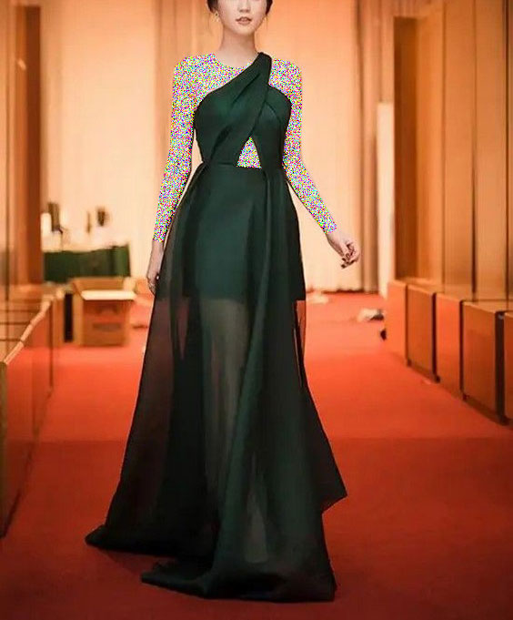 مدل لباس رومی بلند ساتن حریر 
