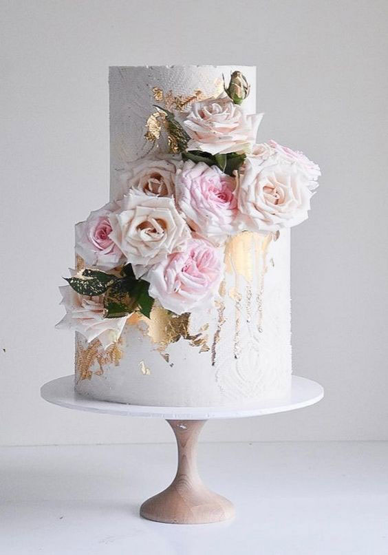 مدل کیک عروسی جدید دو طبقه