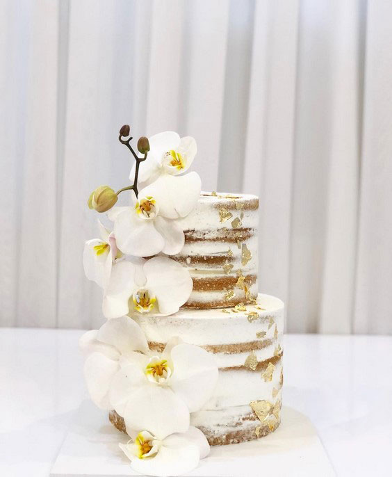 مدل کیک عروسی جدید دو طبقه