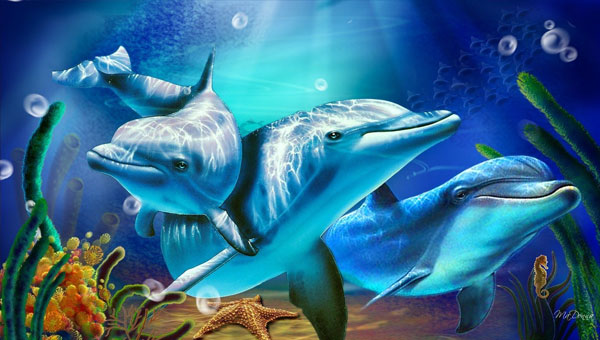 عکسهای دلفین کارتونی