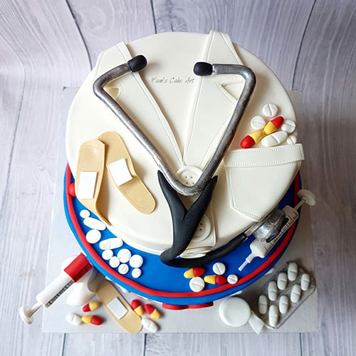 کیک جالب برای روز پزشک