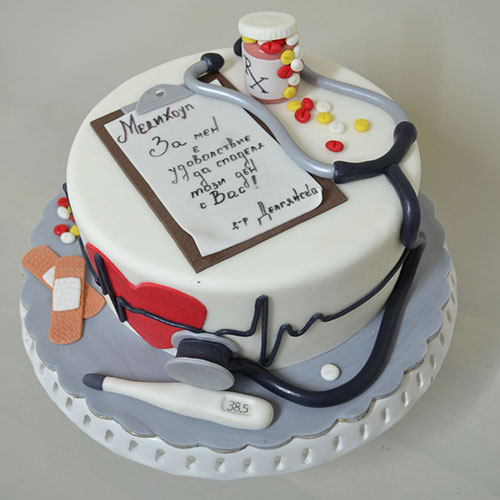 انواع مدل کیک به مناسبت روز پزشک