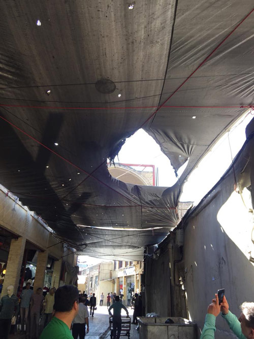 سقف بازار تهران در آستانه فروپاشی
