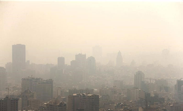 علت آلودگی هوای تهران در مناطق مختلف