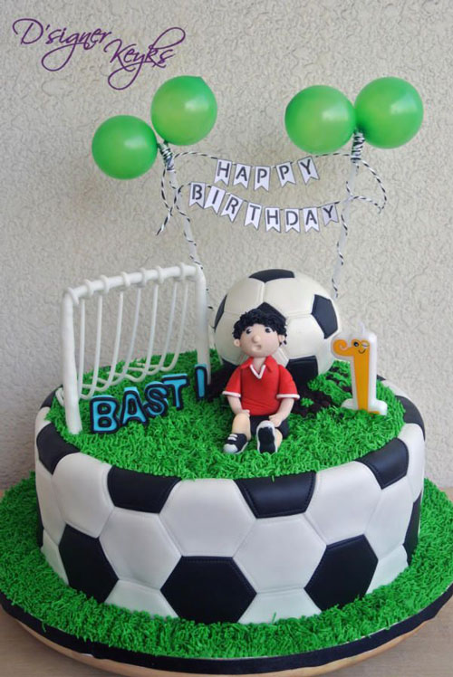 کیک تولد پسرانه دروازه بان