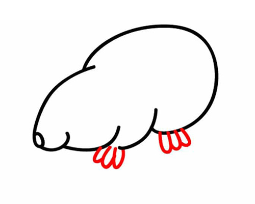 آموزش ساده و گام به گام نقاشی شیر و موش کودکانه