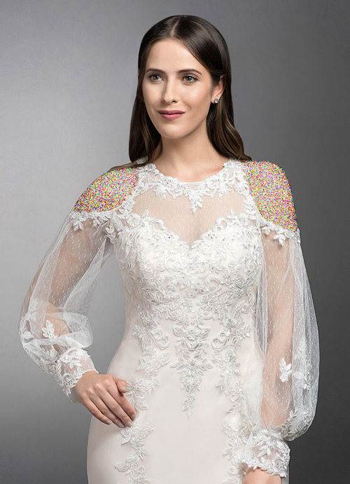لباس عروس آستین فانتزی شیک و زیبا 2020 