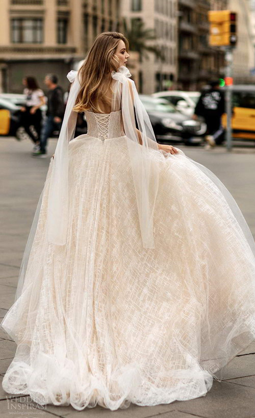 مدل لباس عروس تور دامن پفی ترند ۲۰۲۰