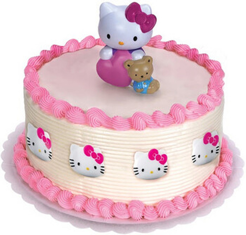 کیک تولد دخترانه عروسکی کیتی