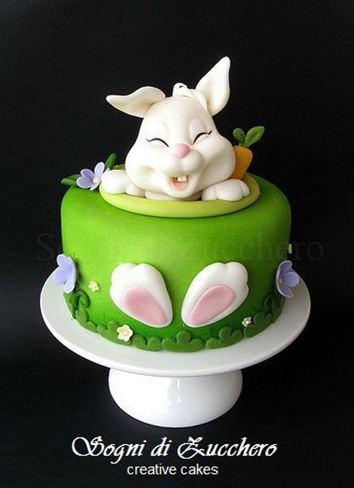 مدل کیک تولد دخترانه خرگوشی