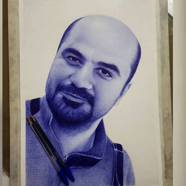 نقاشی با خودکار ایرانی