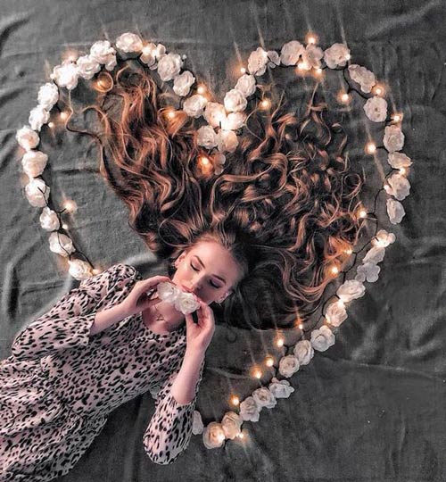 عکس دختر مو طلایی و چشم آبی