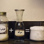 آزمایش جوش شیرین و سرکه