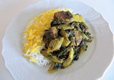 طرز تهیه خورشت کرفس با گوشت و مرغ لعاب دار و خوشمزه